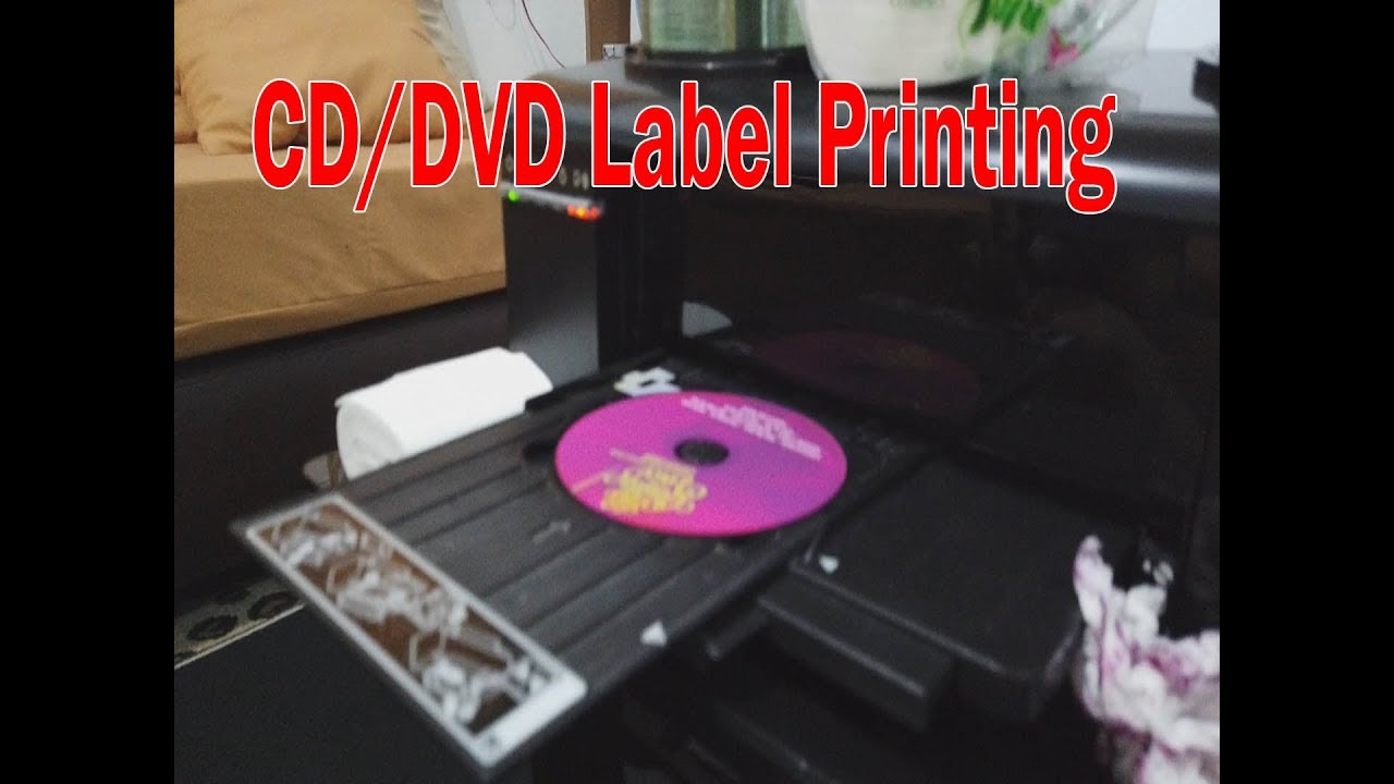 Update CD/DVD Label Printing