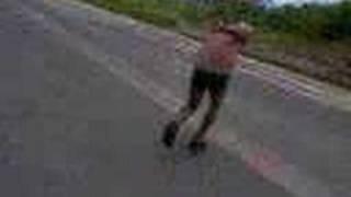 Andando De Skate De Cueca