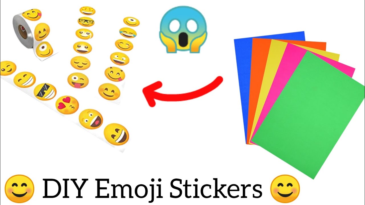DIY Emojis Stickers How To Make Stickers At Home Very diy-emojis-stickers-how-to-make-stickers-at-home-very