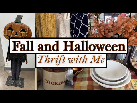 What I Look for When I’m Thrifting for Fall and Halloween