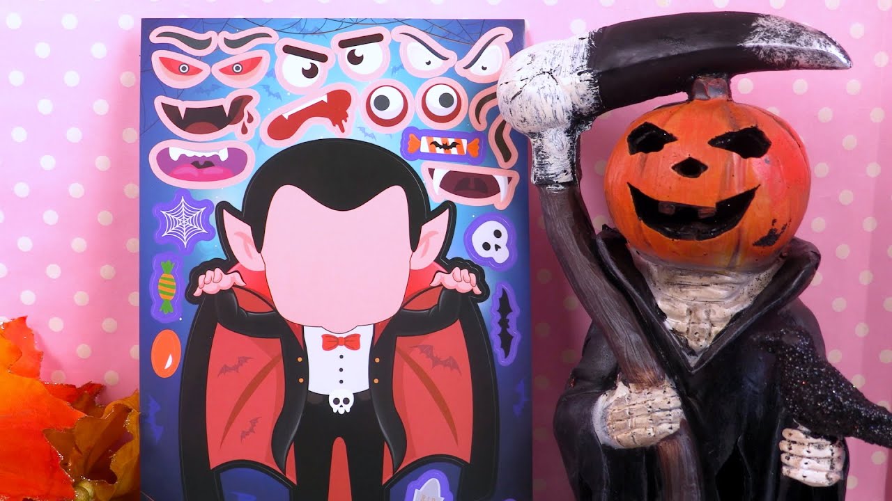 Halloween Crée ton Personnage | Vampire Sorcière Frankenstein Momie