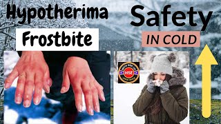 winter hazards and controls | effects of frostbite and hypothermia | safety in winter #cold #safety