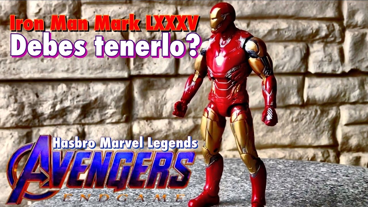 Iron Man Mark 85 Lxxxv Marvel Legends Avengers Endgame Hasbro Revisión Unboxing Review