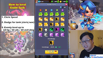 Taptap Heroes advice - Where to spend guild points (on tech)