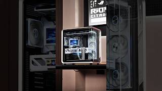 ASUS ROG STRIX White & Black PC Build😱 Ryzen 7 9850X3D + RTX 5080🔥 #pcbuild #gaming #rtx #amd #rog