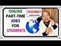 PART-TIME JOBS FOR STUDENTS *ONLINE* //HIRING WORLDWIDE