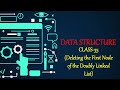 DATA STRUCTURE CLASS-35 (Deleting the First Node of the Doubly Linked List)