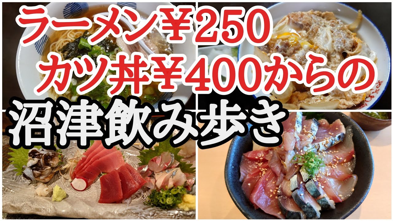 沼津飲み歩きの休日、激安食堂スタート海鮮丼、居酒屋、スナックはしご酒