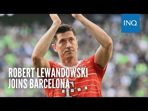 Robert Lewandowski joins Barcelona