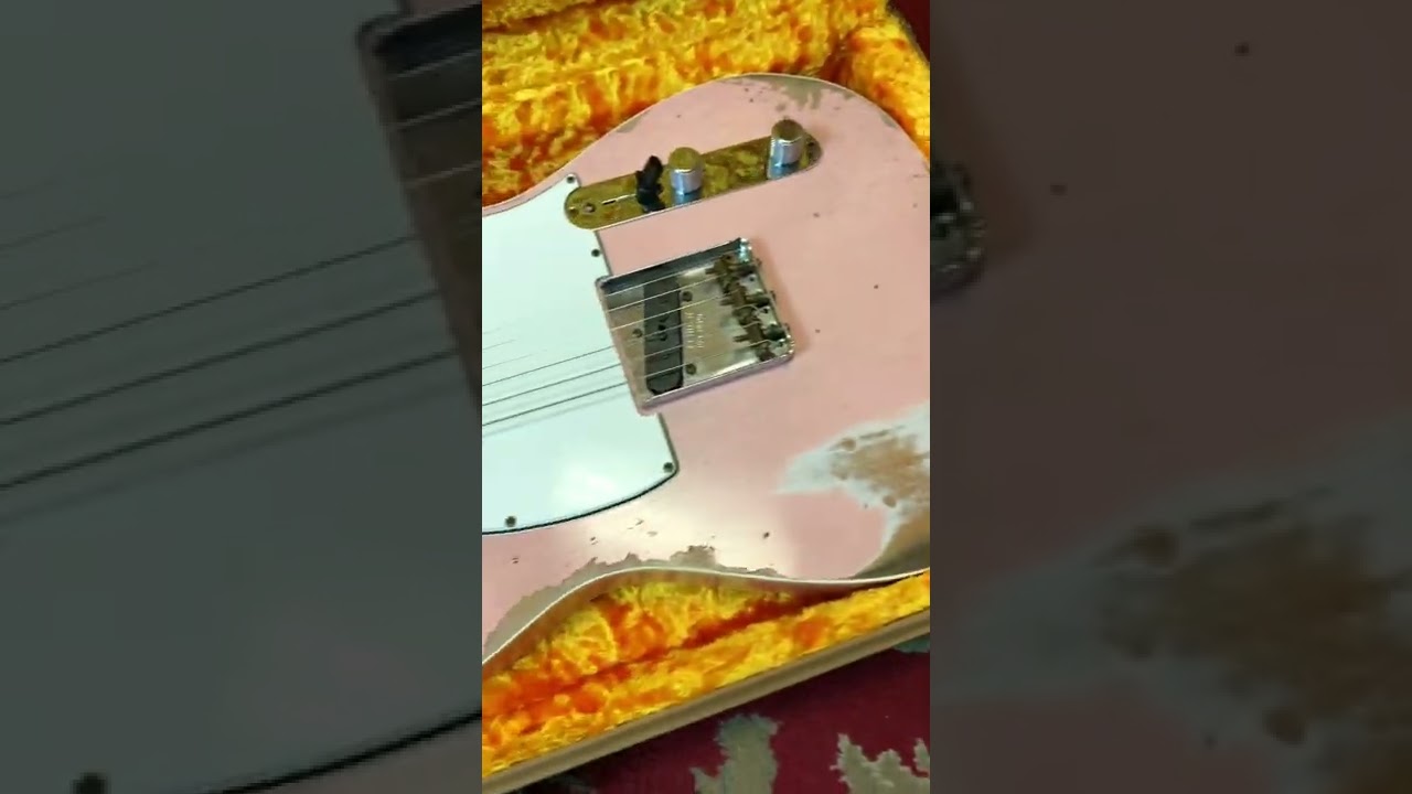 Fender Custom Shop 1962 Telecaster Custom Hand-Wound Pickups Heavy Relic Shell Pink