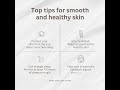 ✨ Top Tips for Smooth &amp; Healthy Skin ✨