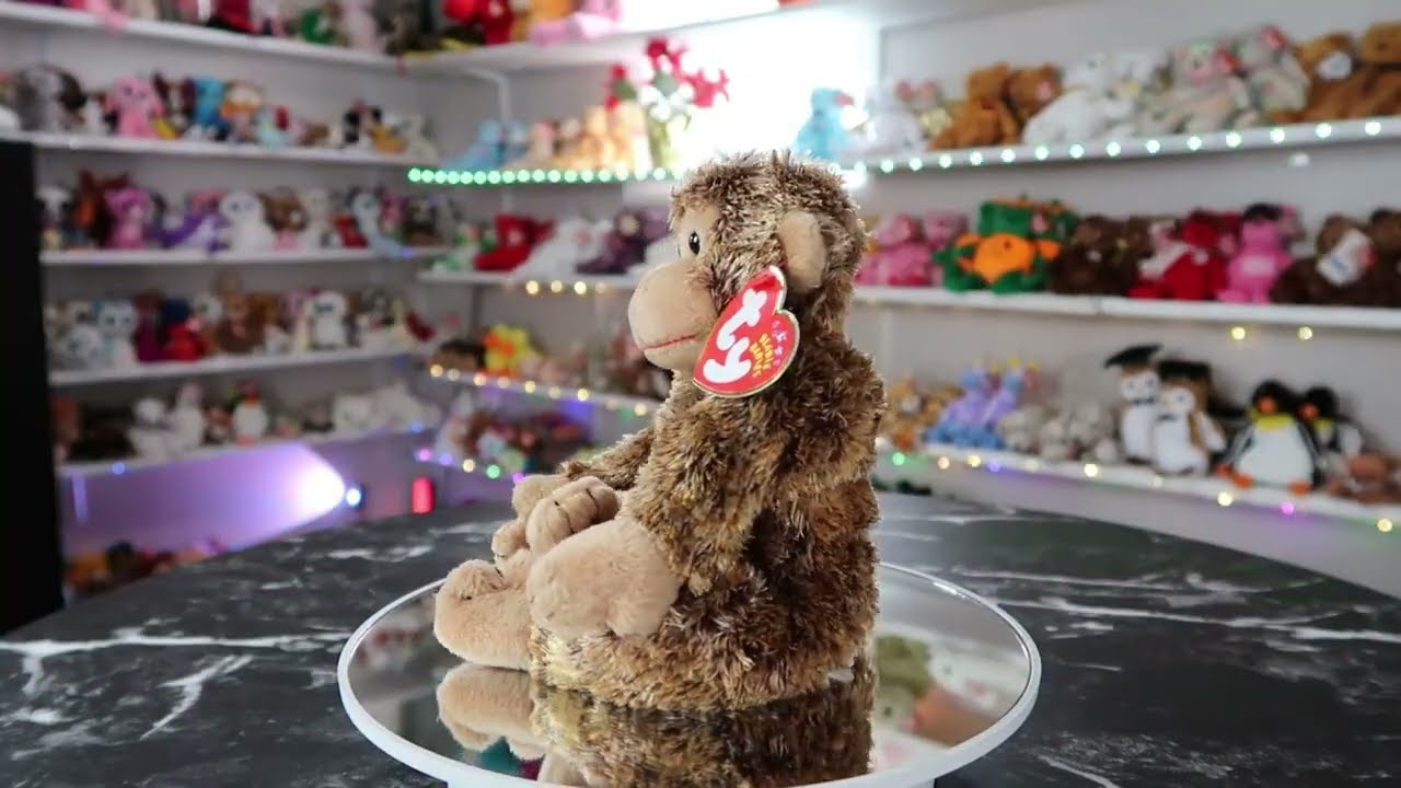 Ty Beanie Baby - Bonsai the Monkey | ​Mint Tags | Retired | Rare | Vintage