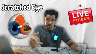 Dog Eye Ulcer/Scratch. How a vet will fix them and why they are hard to fix sometimes.