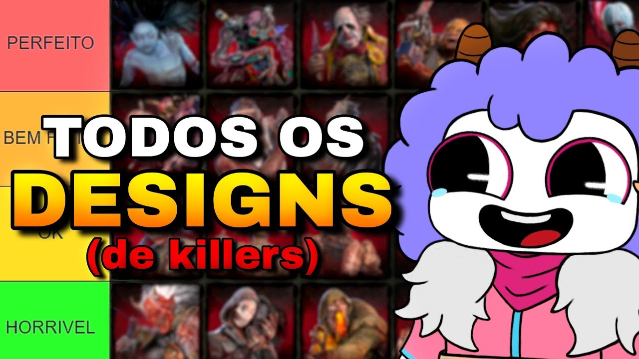 Rankeei TODOS OS DESIGNS de killers do Dead by Daylight - YouTube