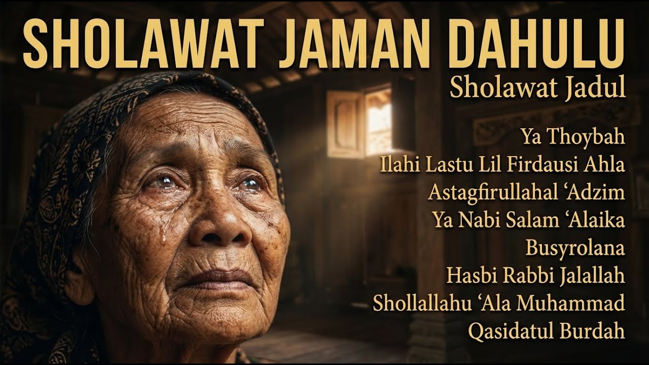 Sholawat Jaman Dulu Paling Merdu | Bikin Tenang & Adem di Hati