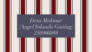 UAS Pemerintahan Desa | Analisis Kasus Desa Makmur - Angel 250906088