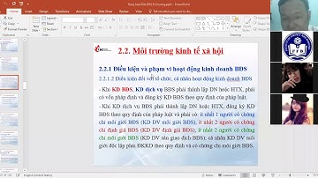 Học Online trên Zoom 💥 Môi trường Đầu tư kinh doanh BĐS 🔥 Trường Đại học Công nghiệp TP.HCM Hovy IUH