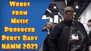 Music Producer Percy Bady at NAMM 2023