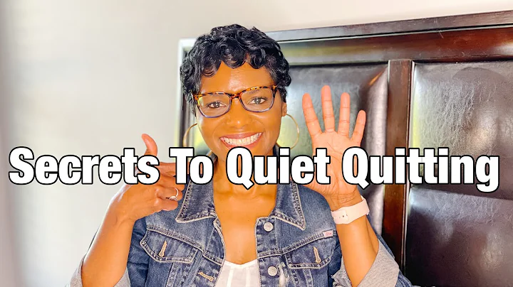 Before you Quiet Quit Watch This Before You Do |  Secret Tips On Quiet Quitting (Beginners Guide)