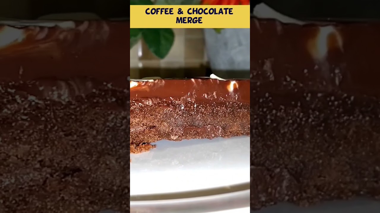 Coffee and chocolate dessert 