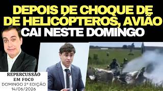 Veja! NESTE DOMINGO QUEDA DE AVlÃO E OUTRO HELICÓPTERO, André Mendonça, Vorcaro, Moraes, Flávio