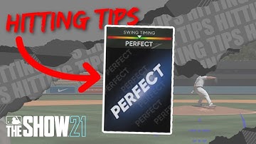 HOW TO BE A BETTER HITTER IN MLB THE SHOW 21 | TIPS AND TRICKS FOR HITTING PERFECT!