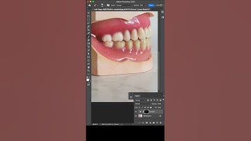 How to whiten teeth in photoshop tutorial #shorts #photoshoptutorial