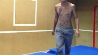 360 backflip, first attempt.