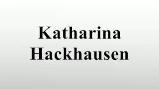 Katharina Hackhausen