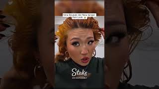 Nina reveals her new Ginger hair look 😭                    #nina #ninalin