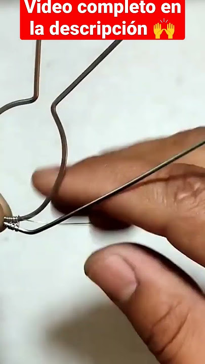 TEJIENDO ALAMBRE EN LA TÉCNICA WIRE WRAPPING| EMPEZANDO A TEJER UN DIJE EN WIRE WRAPPING
