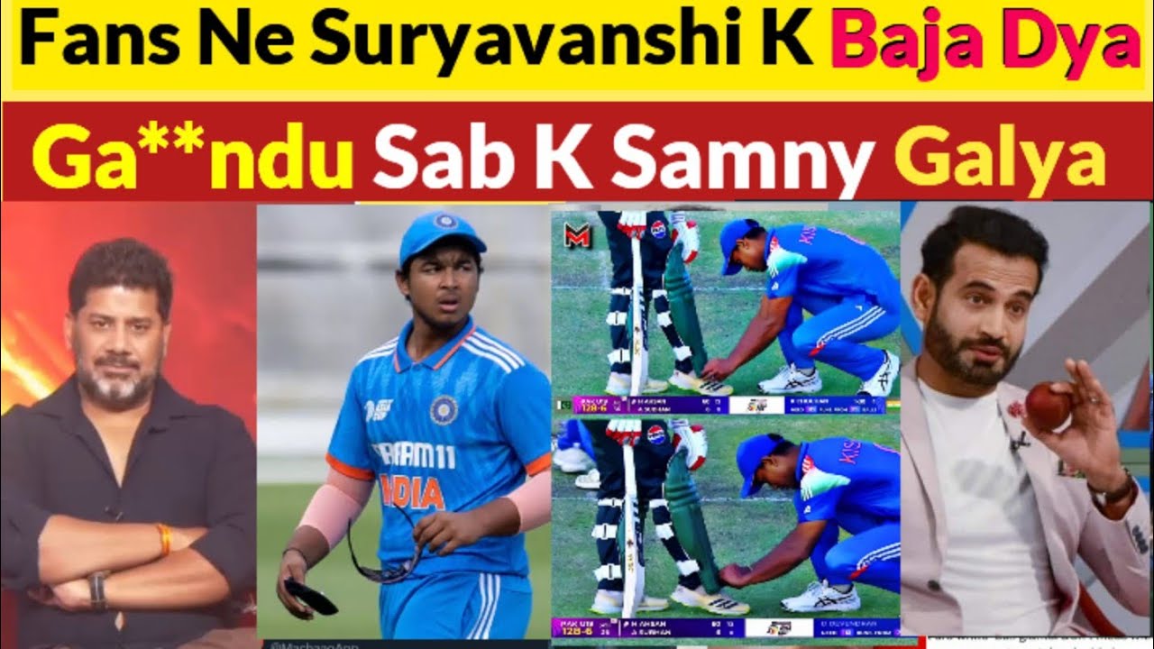 Fans Fight And insult Vaibhav suryavanshi | Pathan Angry On Indian ...