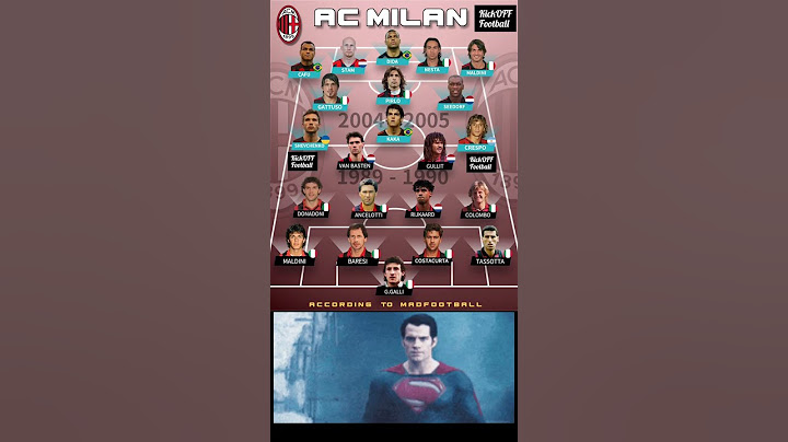 AC Milan 2004/2005 vs AC Milan 1989/1990 #football #acmilan