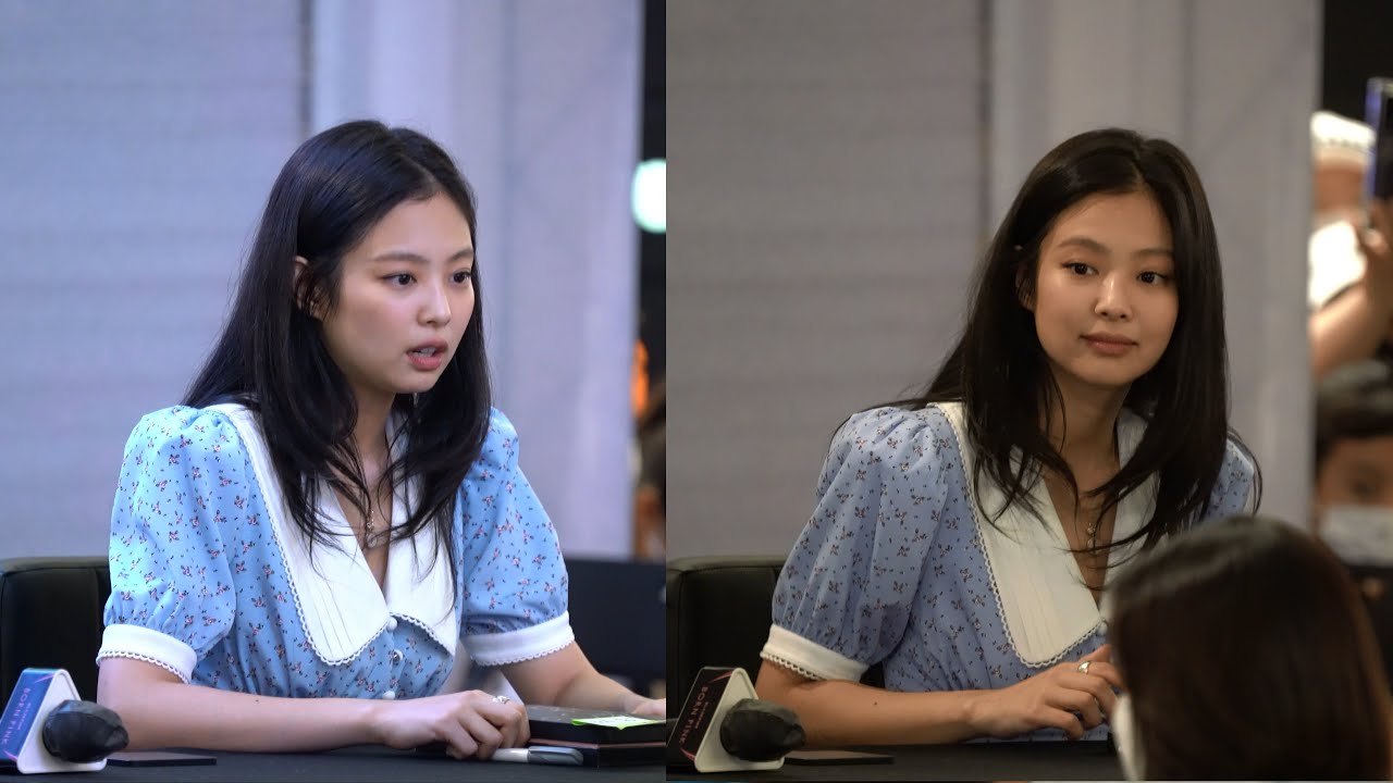 220925 BLACKPINK (블랙핑크) 귀여운 젠득이 JENNIE (제니) @ IFC몰 공개 팬사인회 4K 직캠 fancam