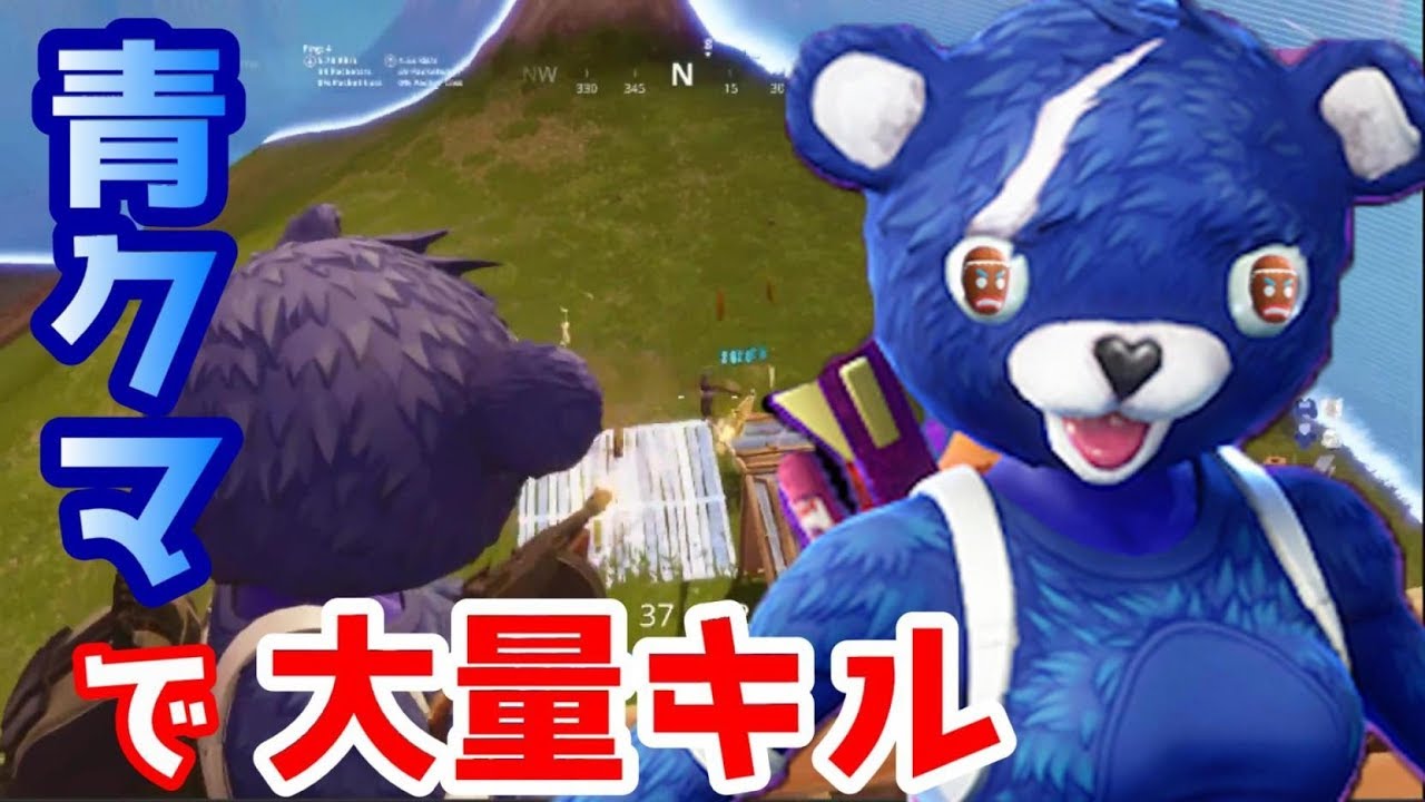 フォートナイト 青クマスキンでビクロイ Youtube