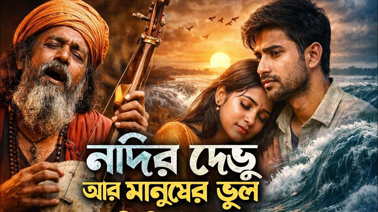 নদীর ঢেউ ফিরে আসে, মানুষ ফেরে না 💔 | নদীর ঢেউ আর মানুষের ভুল | New Bangla Baul Gaan 2026