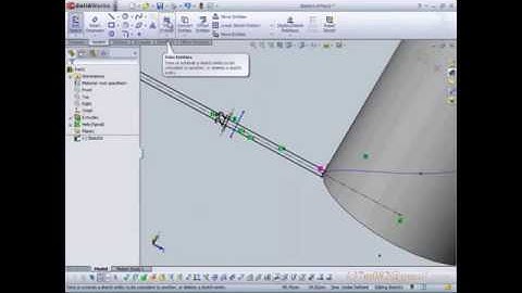 Hướng dẫn vẽ trục vít tải, vít đùn trên solidwork