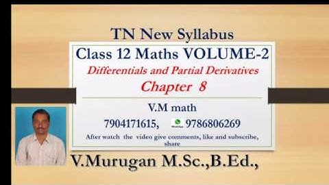 12th Maths  volume  2 Unit 8  Exercise 8.4