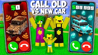 How to CALL OLD vs NEW MERCEDESBENZ GCLASS in Minecraft ! CALL TO RAREST CAR !