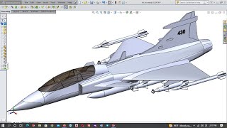 How to Design Fighter Jet Air Plane in Solidworks_Part-1 | Advance Surface Modeling in Solidworks
