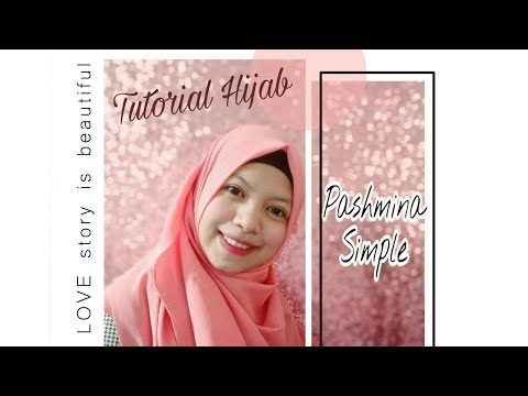 Tutorial Hijab Pashmina Simple  Seharihari ke kantor  YouTube