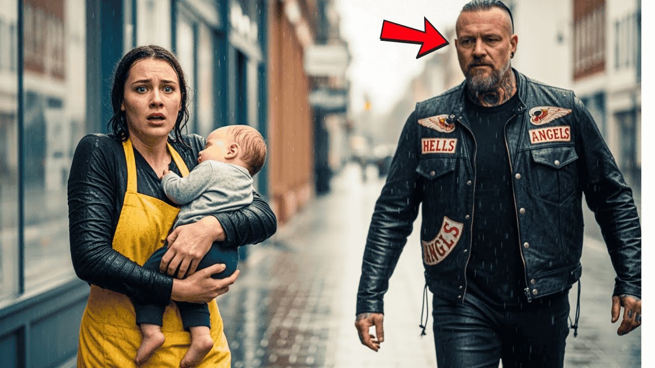 A Hells Angel Sees a Hard Working Waitress Fired Over Her Baby, His Next Move Shocks Everyone