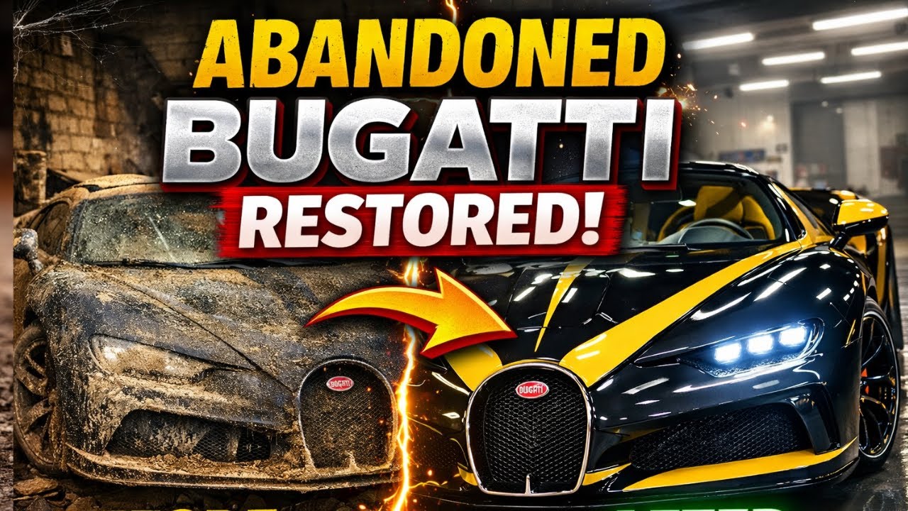 Abandoned BUGATTI Mistral Full Restoration