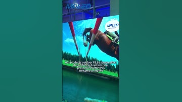 Led display aging test and accessories showing