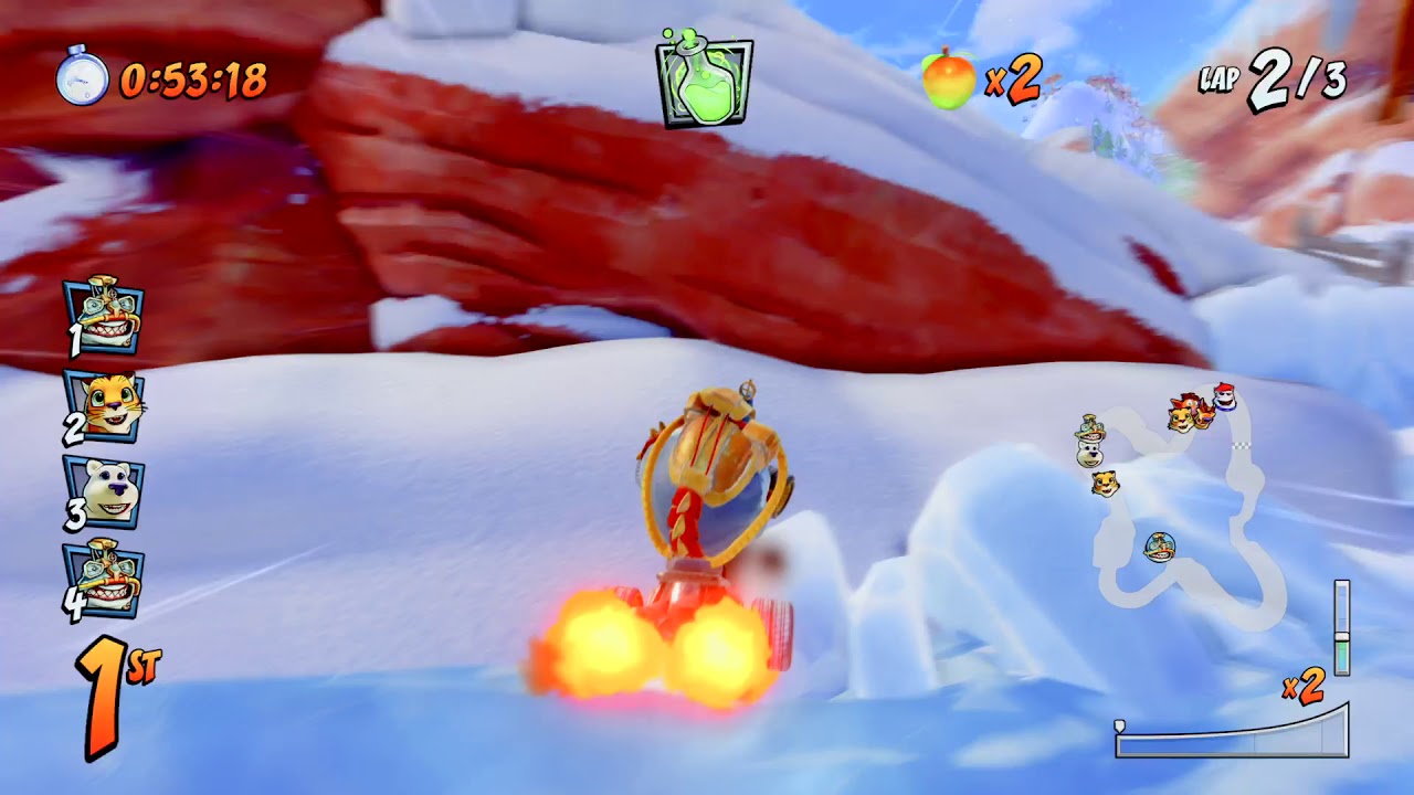 CTR Nitro-Fueled: Blizzard Bluff Shortcut Glitch