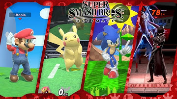 All Idle Animations (Joker update) | Super Smash Bros. Ultimate ᴴᴰ