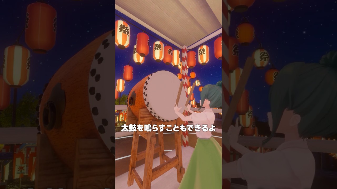 夏祭りといえば？ #vrchat #3d #shorts
