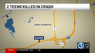 Two Connecticut teens die in West Warwick crash
