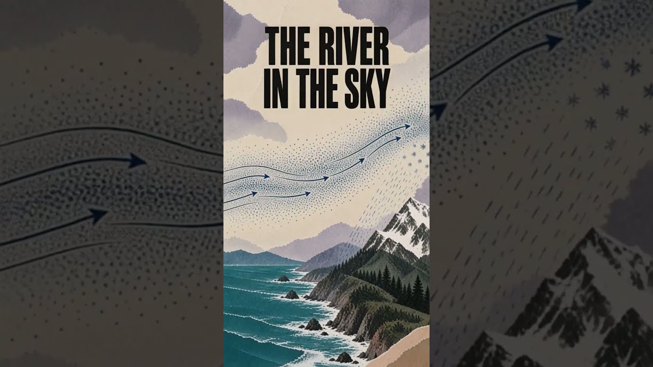 The Invisible River That Can Flood California #Weather #Science #Shorts