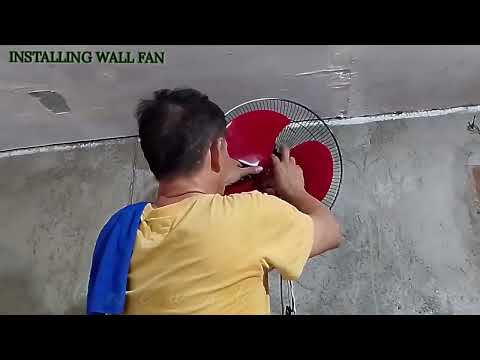 INSTALLING WALL FUN || @gnewskietv #premierevideo #wallfan #fan #electrifan